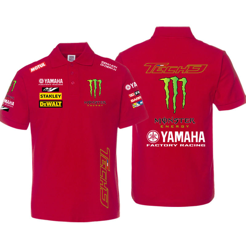 「tops」racing チーム クラブ ロゴプリント 半袖Tシャツ全7色-YS9163