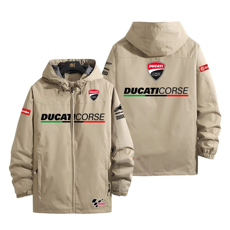 「outer」racing チーム クラブ ロゴプリント 冬服 防寒 暖かい  脱着可能ボアライナー付き 撥水加工 全6色 3way マウンテンジャケット YS9038