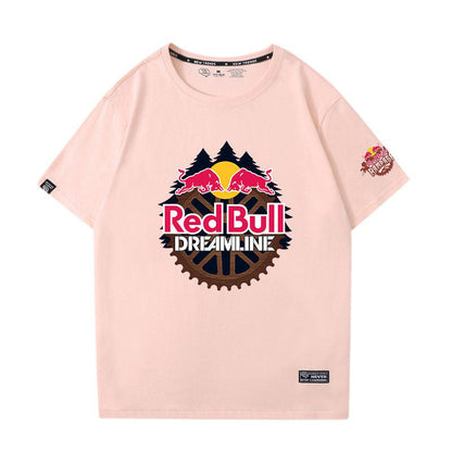 「tops」racing チーム クラブ ロゴプリント 半袖Tシャツ 全3色-YS9185