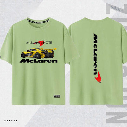 「tops」racing チーム クラブ ロゴプリント 半袖Tシャツ 全6色-YS9270