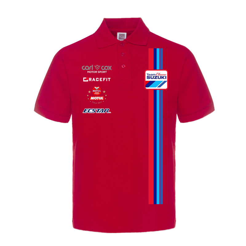 「tops」racing チーム クラブ ロゴプリント 半袖Tシャツ全5色-YS9253