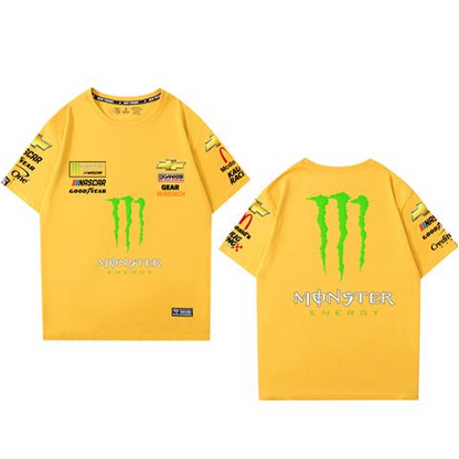 「tops」racing チーム クラブ ロゴプリント 半袖Tシャツ全6色-YS9229