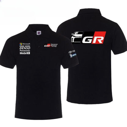 「tops」racing チーム クラブ ロゴプリント 半袖Tシャツ 7色YS9161