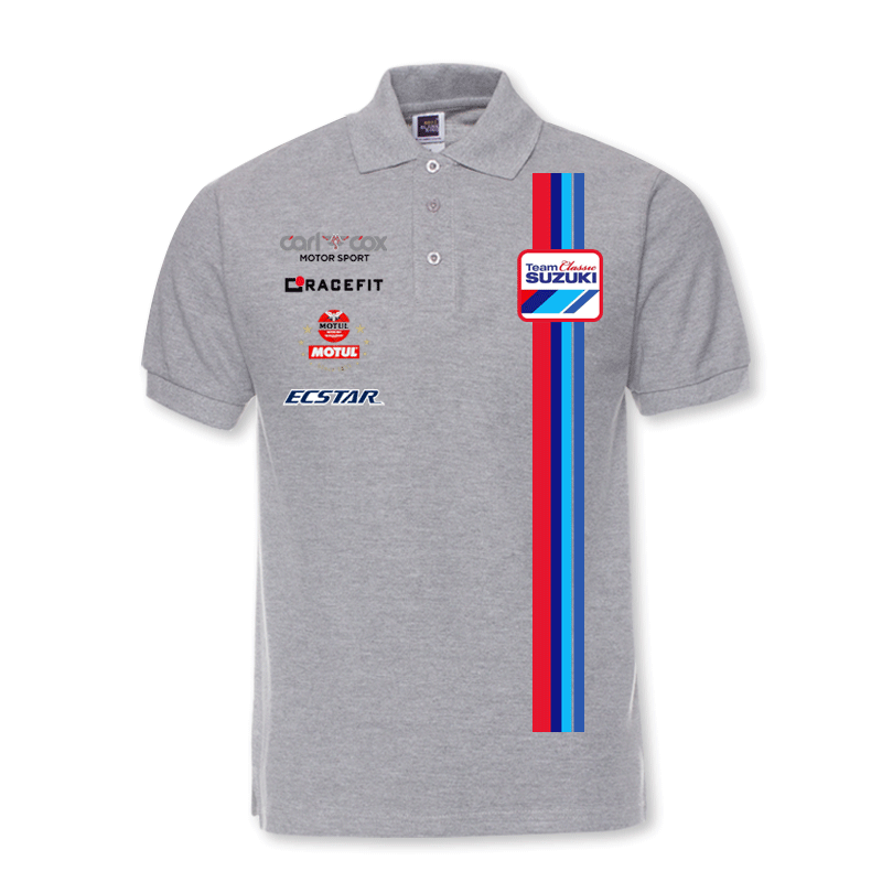 「tops」racing チーム クラブ ロゴプリント 半袖Tシャツ全5色-YS9253