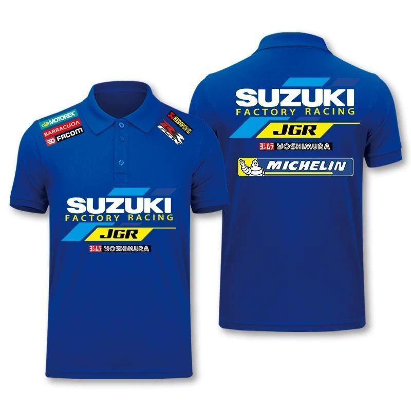 「tops」racing チーム クラブ ロゴプリント 半袖Tシャツト全5色-YS9254