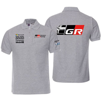 「tops」racing チーム クラブ ロゴプリント 半袖Tシャツ 全7色-YS9191