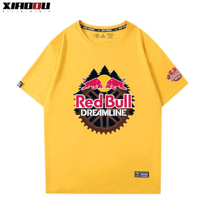 「tops」racing チーム クラブ ロゴプリント 半袖 Tシャツ 4色YS9028