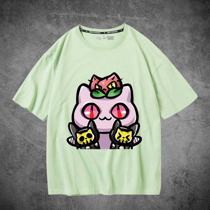 「tops」JOJO Killer Queen 漫画プリント 半袖Ｔシャツ 6色YS8479