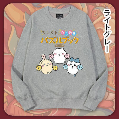 「tops」 ちいかわ  キャラクター  プリント 男女兼用 長袖 スウェット10色YS8816